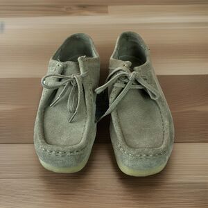 Clarks Padmora Women’s Tan Suede Leather Lace Up Oxford Shoes Size 5M